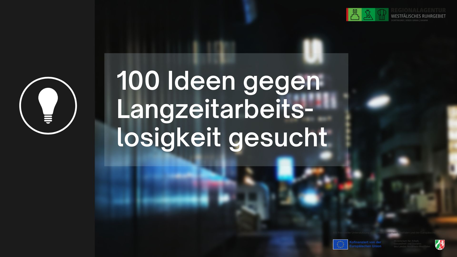 Featured image for “100 Ideen gegen Langzeitarbeitslosigkeit – Zweite Runde”